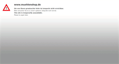 Desktop Screenshot of muehlenshop.de